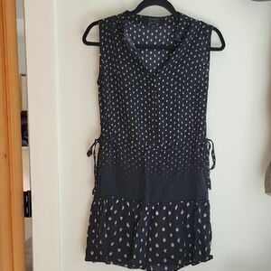 All Saints Spotted Mini Dress Us Size 2